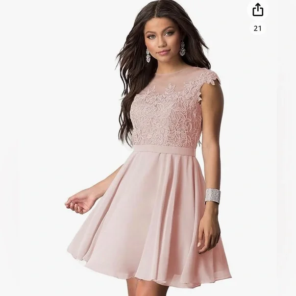 sachin and babi light blue dress Short Homecoming Dresses main image 1